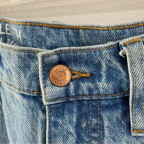 J.Crew Full-Length Demi Boot Jeans Light Indigo Wash High Rise Stretch Denim 25 - Picture 11 of 11